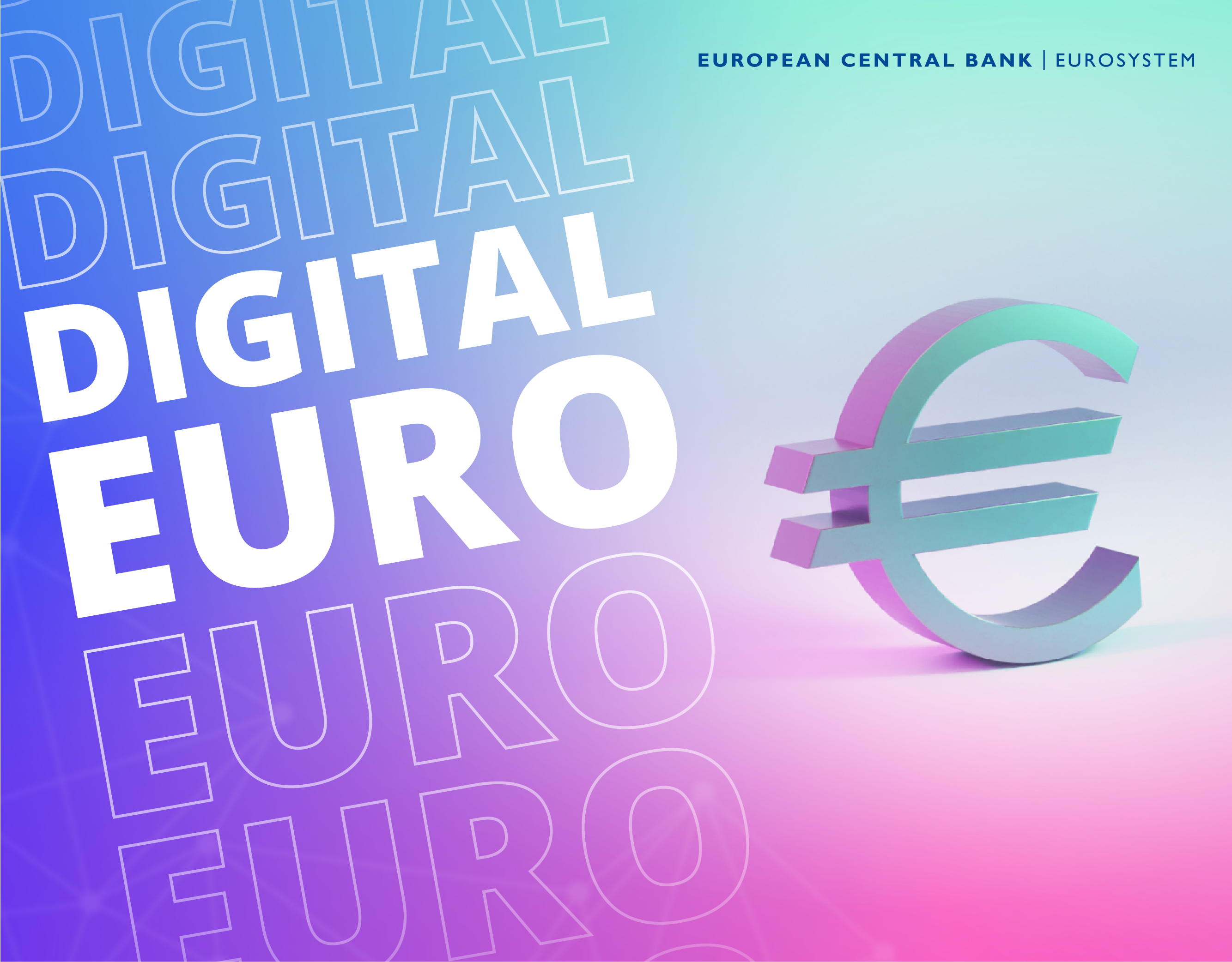 Image with text saying Digital Euro